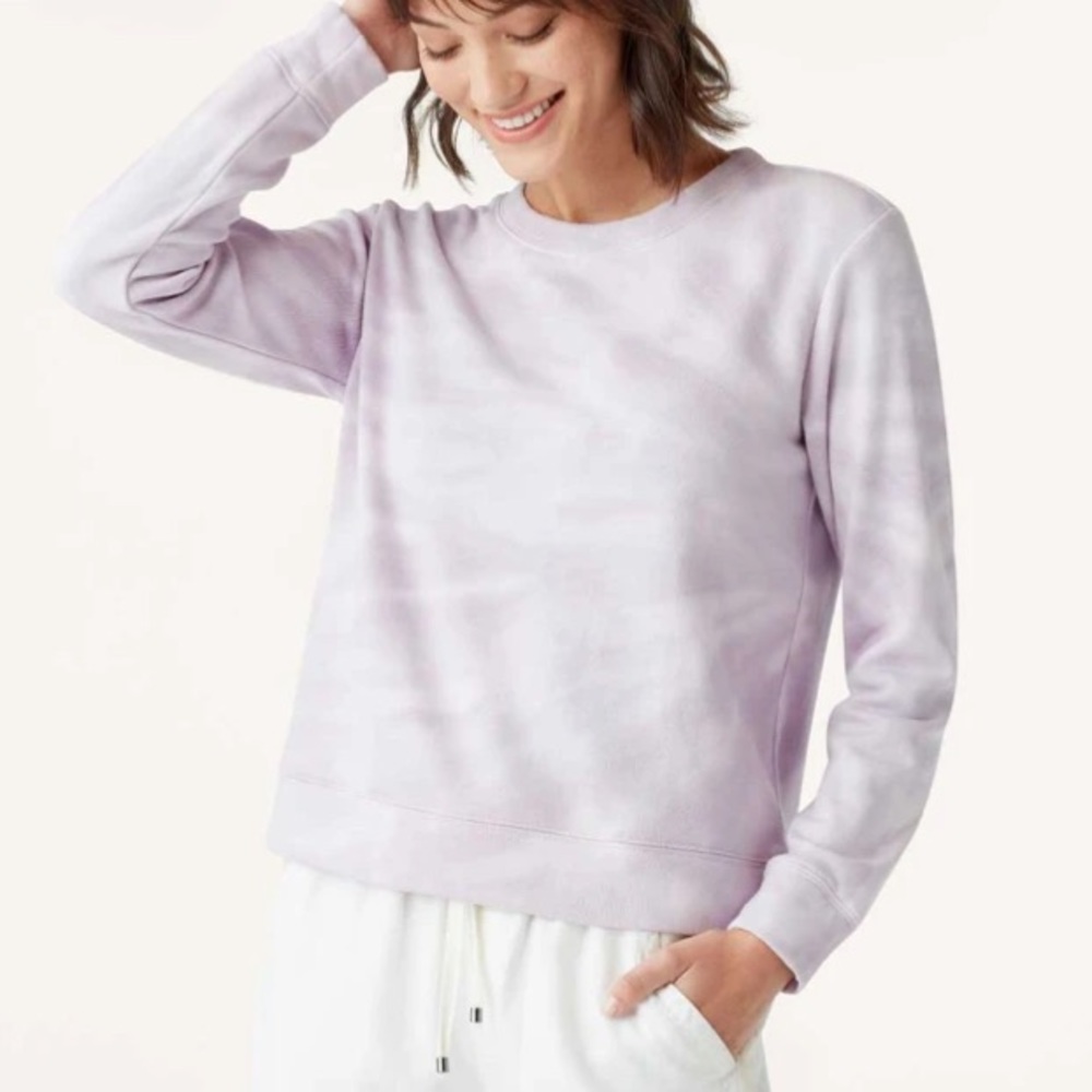SPLENDID | Twilight Tie-Dye Pullover Sweatshirt in Eve Hush/Blush size Medium
